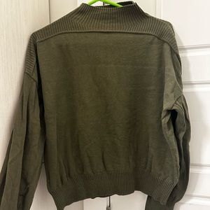 Hunter Green XL mock neck sweater